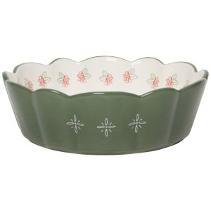 image shows Danica Heirloom Camellia 8" Large Bowl  against a blank, white background  