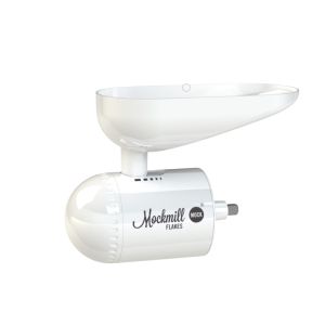 image shows Breadtopia Flaker Attachment for KitchenAid by Wolfgang Mock against a blank, white background