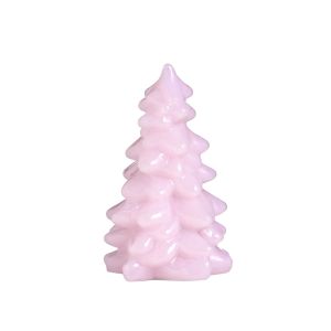 image shows Mosser Glass Holiday Collection 2.75" Tree Figurine | Crown Tuscan  against a blank, white background