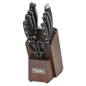 Viking 10-Piece German Steel Cutlery Set + Block