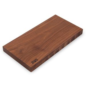 John Boos 1887 Black Walnut Rustic-Edge 21" Cutting Board