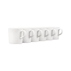 Le Creuset 12 oz London Mugs Set of 6 | White