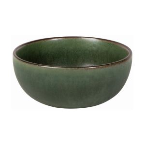 image shows Danica Heirloom 4.75" Dessert Bowl | Mosswood  against a blank, white background