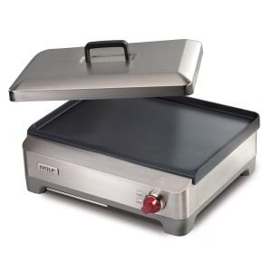 Wolf Gourmet Precision Griddle With Lid Red Knobs (WGGR100S)