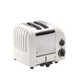 Dualit 2 Slice Toaster - White 27153