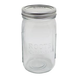 Roots & Harvest Quart Wide Mouth Canning Jars - Pack of 12 