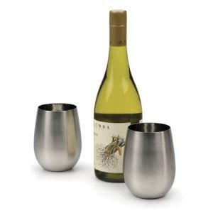 Endurance Stemless Steel Wine Glass, WINE-O