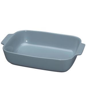 image shows Küchenprofi Porto 3.8 Qt. Rectangular Gratin Dish | Blue  against a blank, white background