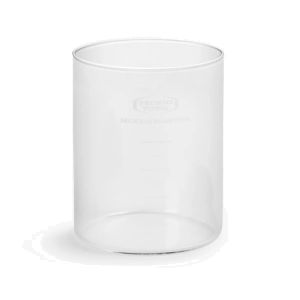 image shows Moccamaster Glass Grounds Container | KM5 Model  against a blank, white background