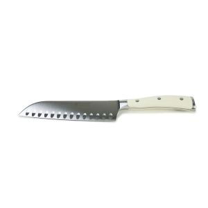 WÜSTHOF Classic Ikon Créme 7" Santoku Knife | Hollow Edge 