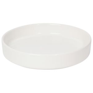 image shows Danica Heirloom Foundation 5.5" Small Plate | Ivory  against a blank, white background  