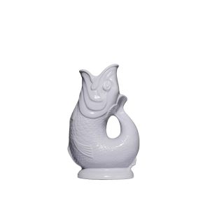  image shows Wade Ceramics Mini Gluggle Jug | Oyster  against a blank, white background
