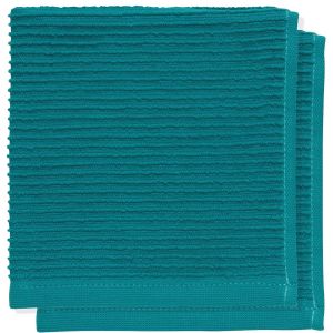 Now Designs Ripple Dishcloth - Peacock Blue (Set of 2) (196529)