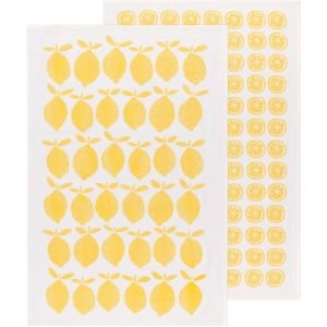 Now Designs Floursack Dishtowel Set of 2 | Lemons