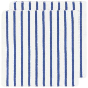 Now Designs by Danica Basketweave Dishcloths (Set of 2) | Royal Stripe 