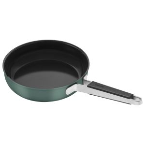 ZWILLING Pure Collection 9.5" Stainless Steel Ceramic Nonstick Fry Pan | Green