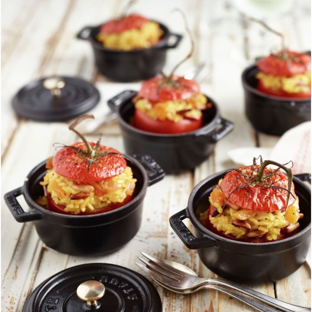 8.5 oz Mini Round Dutch Oven (Black) | Staub | Everything Kitchens