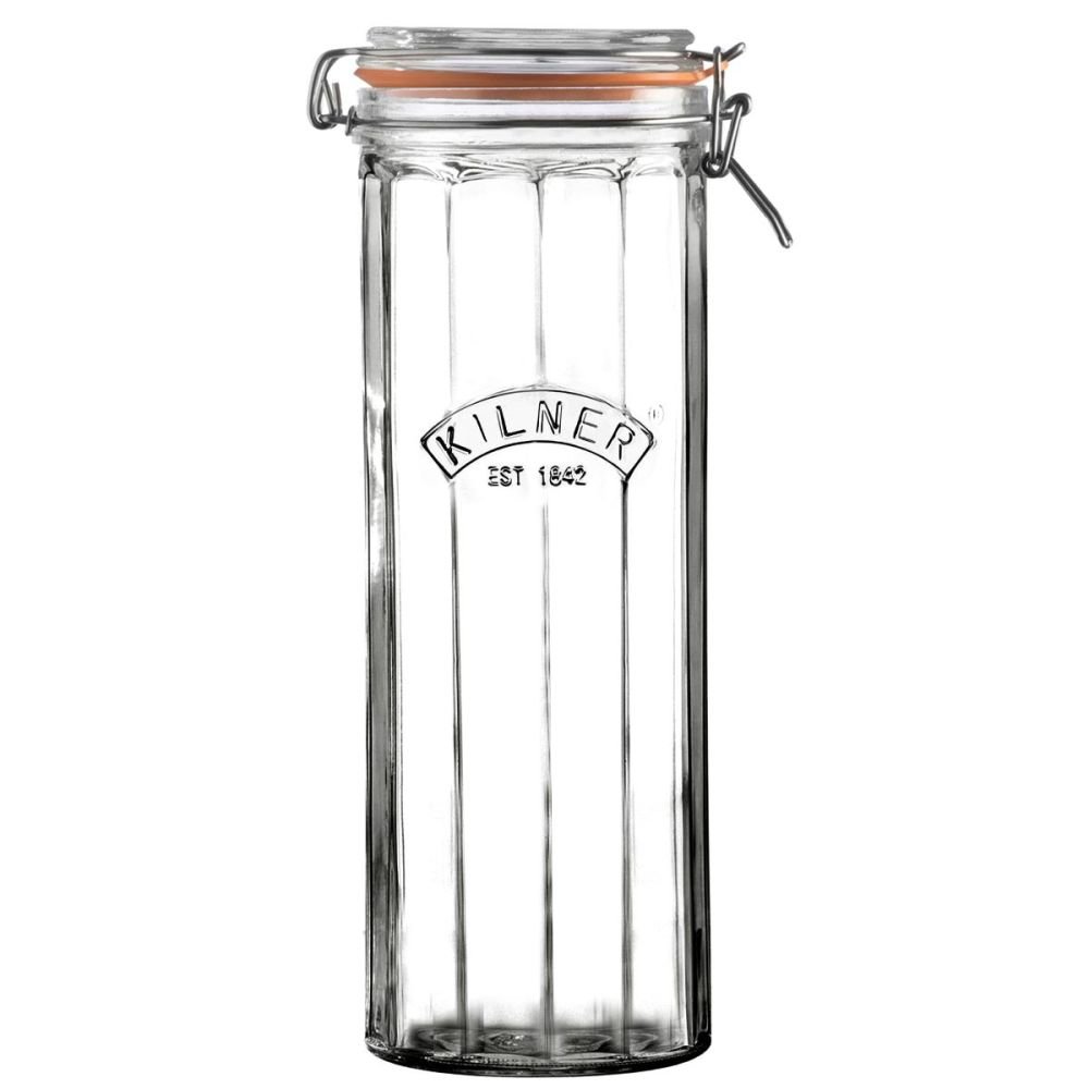 KKC Clear Glass Canisters Jars Containers Set for Food Storage