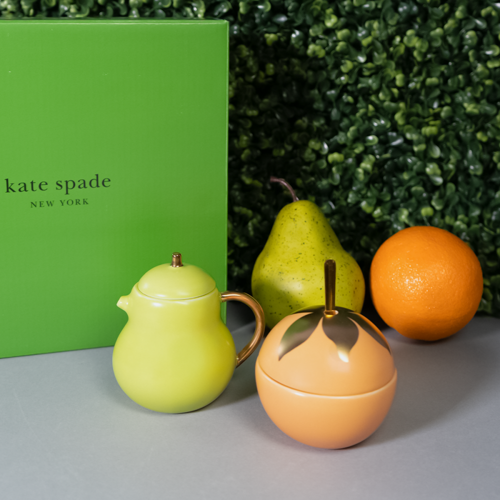 Tutti Fruity Pear & Orange Sugar/Creamer Set - Thumbnail 4