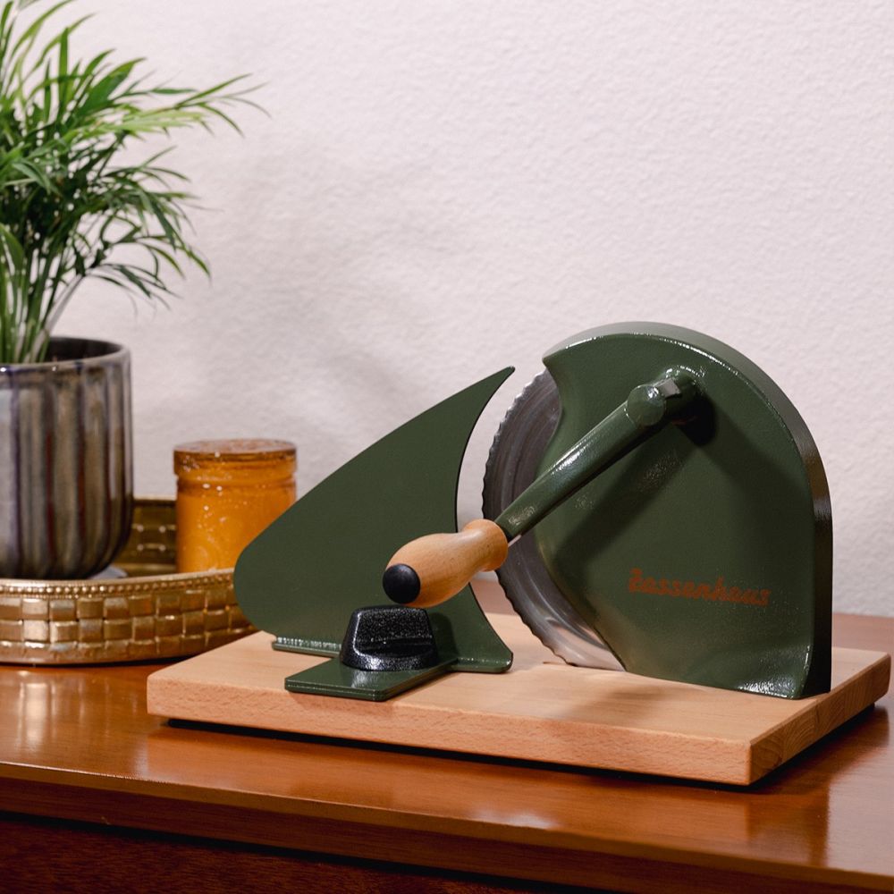 Zassenhaus Classic Bread Slicer | Cypress Green