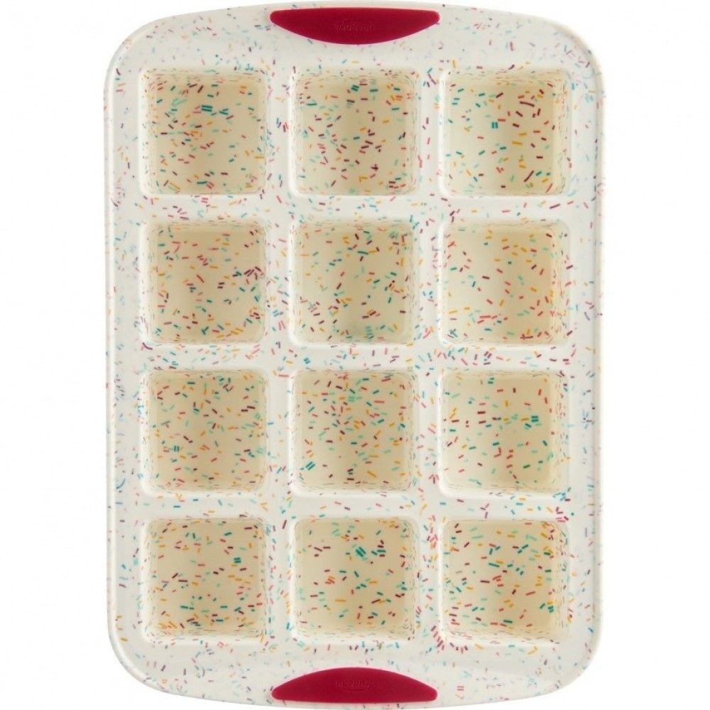 White Confetti 10” Silicone Loaf Pan, Trudeau
