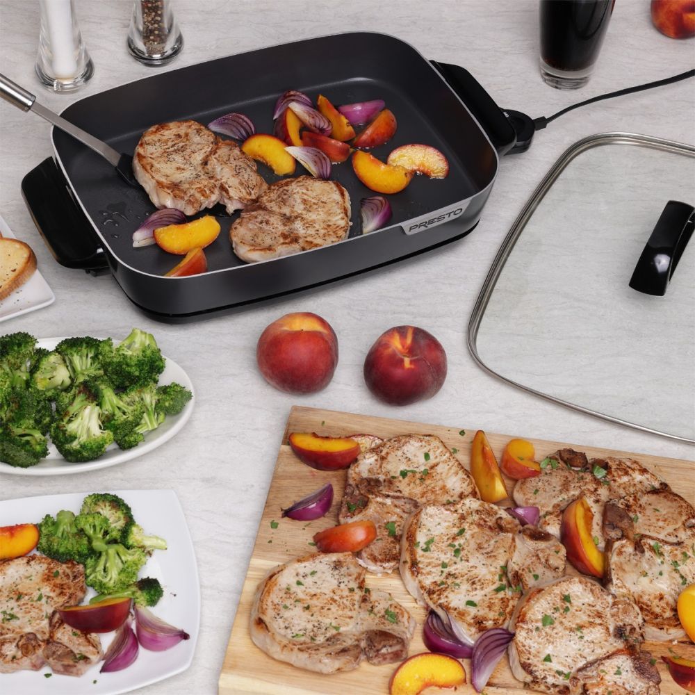 Presto® Electric Slimline™ Skillet With Glass Cover