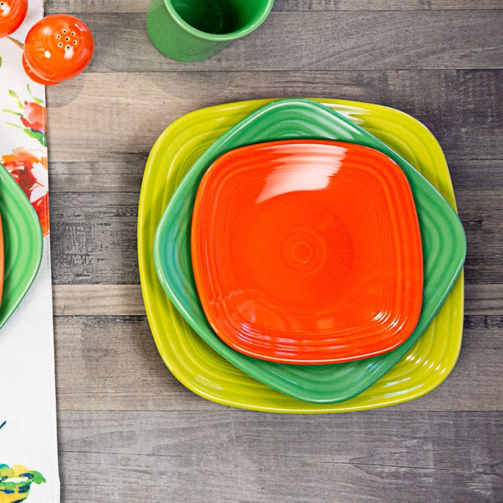 Fiesta square dinner clearance plates