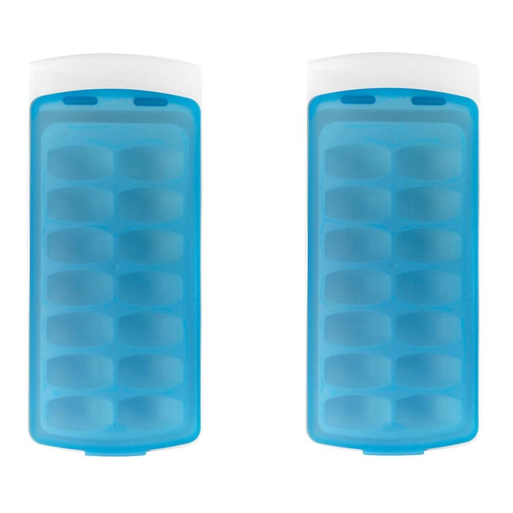 thumbnail image 2 of OXO Good Grips Silicone Small Ice Cube Tray For Cocktails With Lid 2 of 14