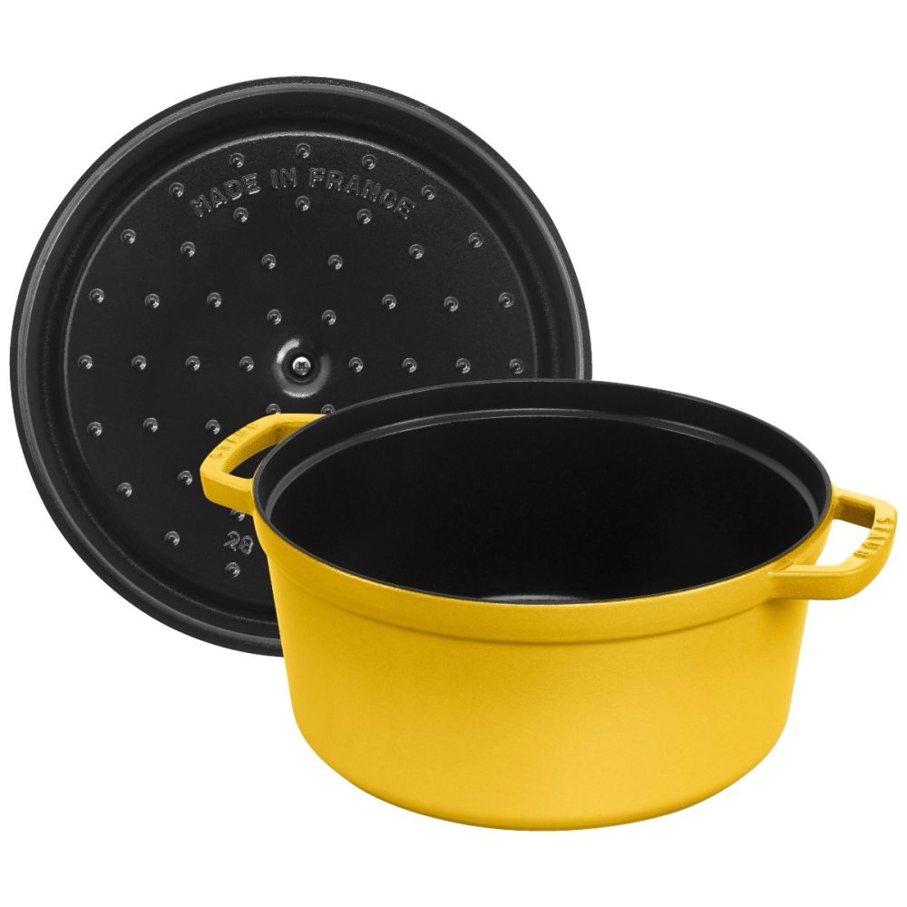 7 Qt. Round Dutch Oven (Citron) | Staub | Everything Kitchens