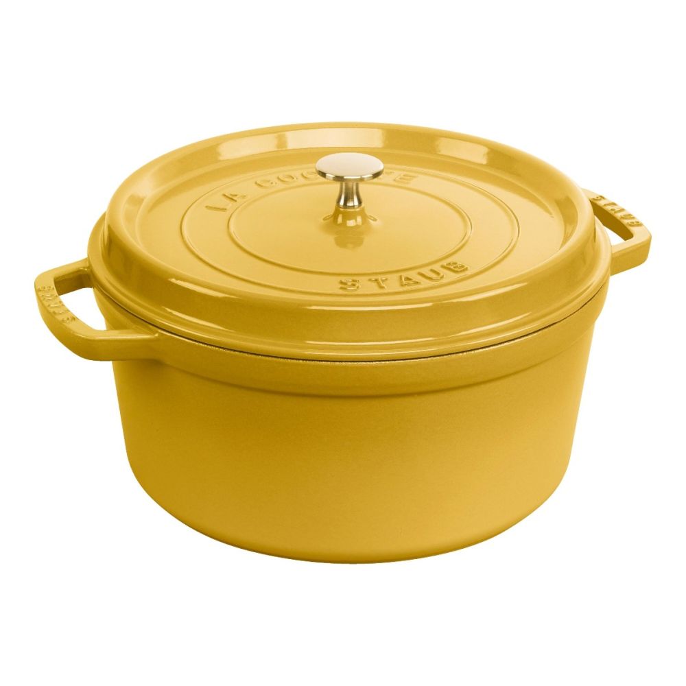 7 Qt. Round Dutch Oven (Citron) | Staub | Everything Kitchens