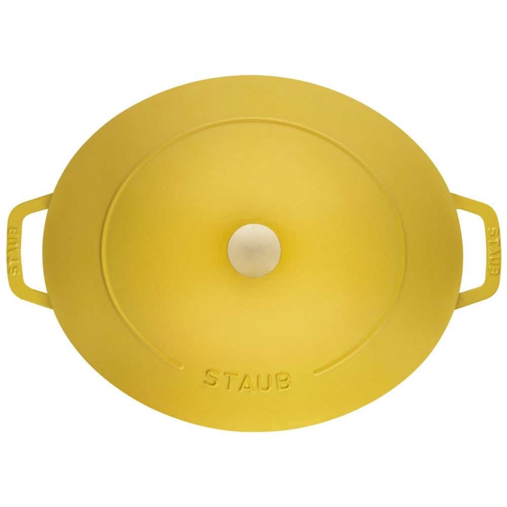 6.25 Qt. Wide Oval Dutch Oven (Citron) | Staub | Everything Kitchens