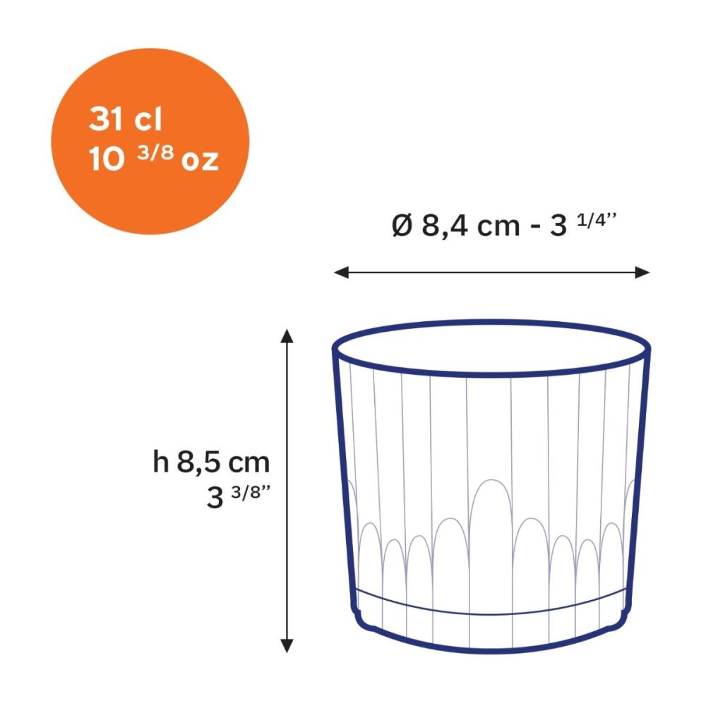 Duralex Manhattan-10.8Oz Tumblers Set | Everything Kitchens