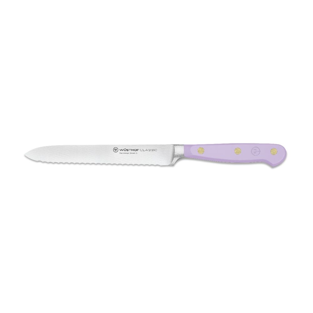 Wusthof 9 Classic Double Serrated Bread Knife- Purple Yam