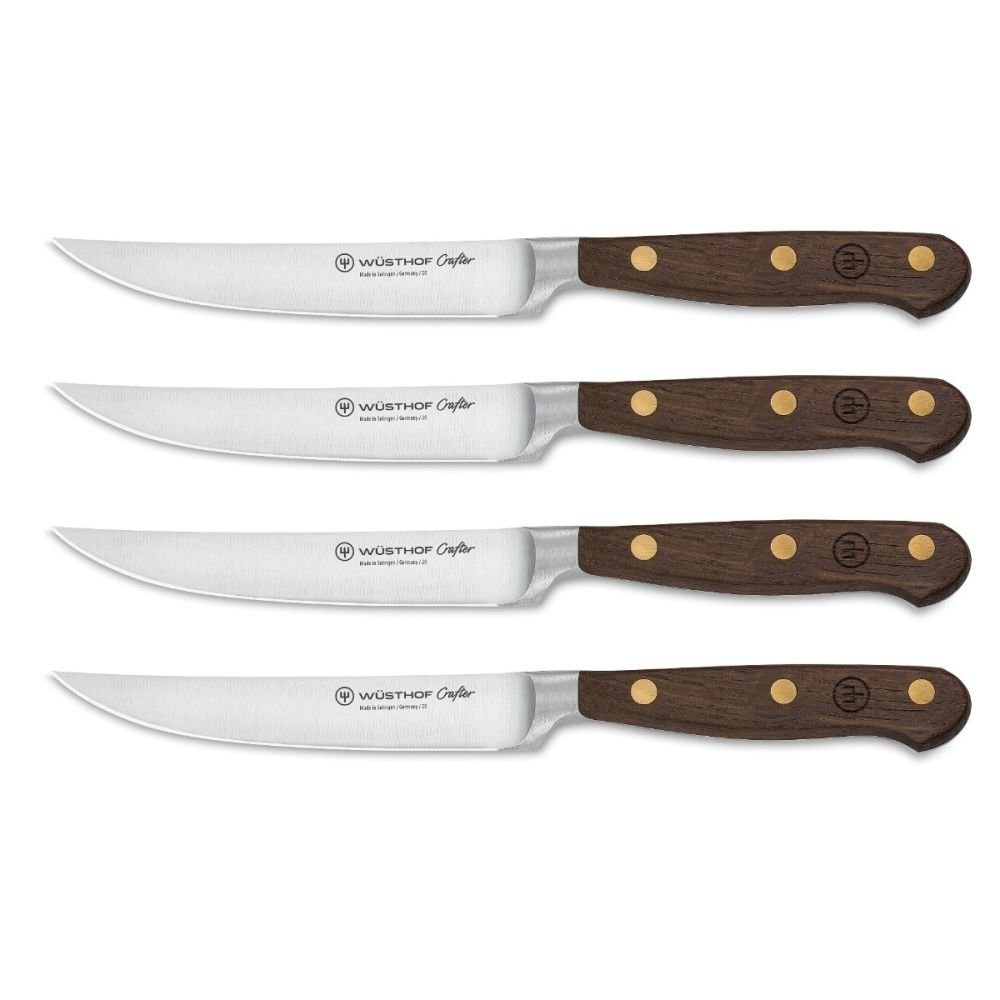 Extra Sharp Steak Knife Set with Stainless Steel Blade by Wusthof