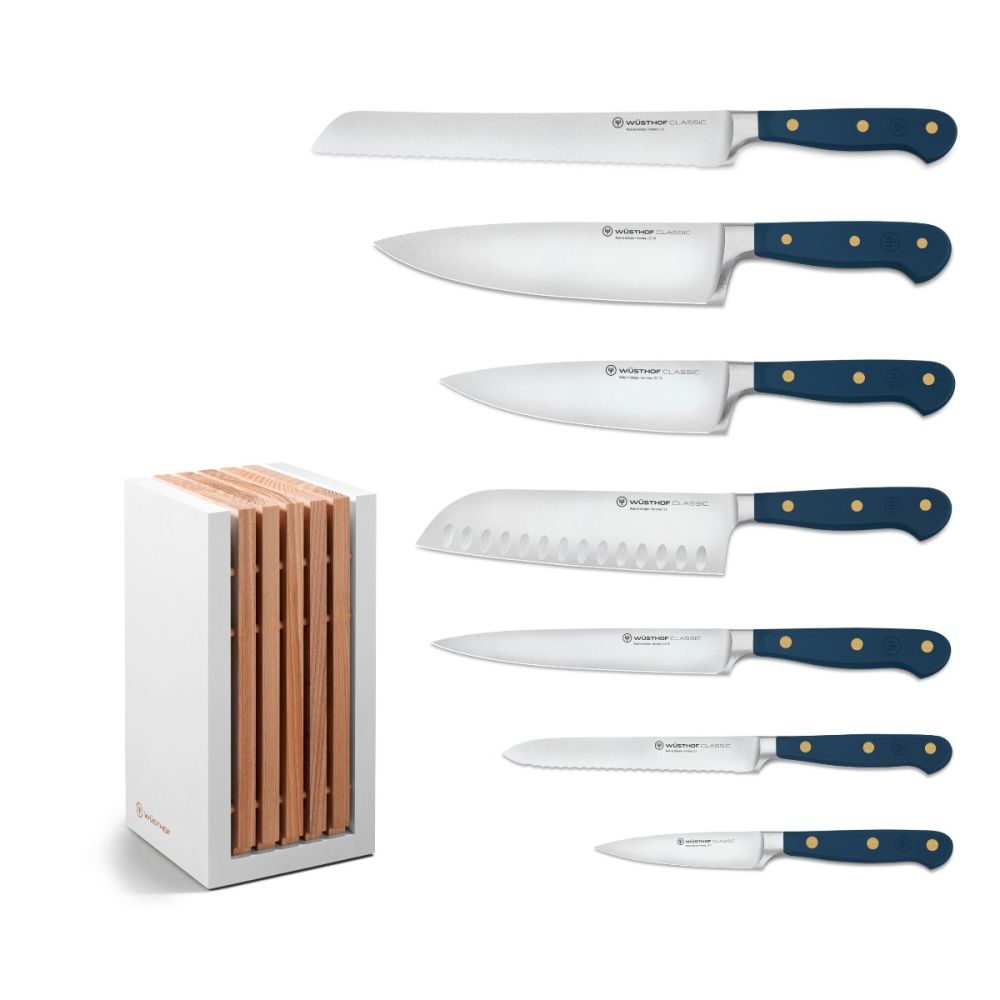Classic Color 8-Piece Knife Block Set - Wild Blueberry | WÜSTHOF