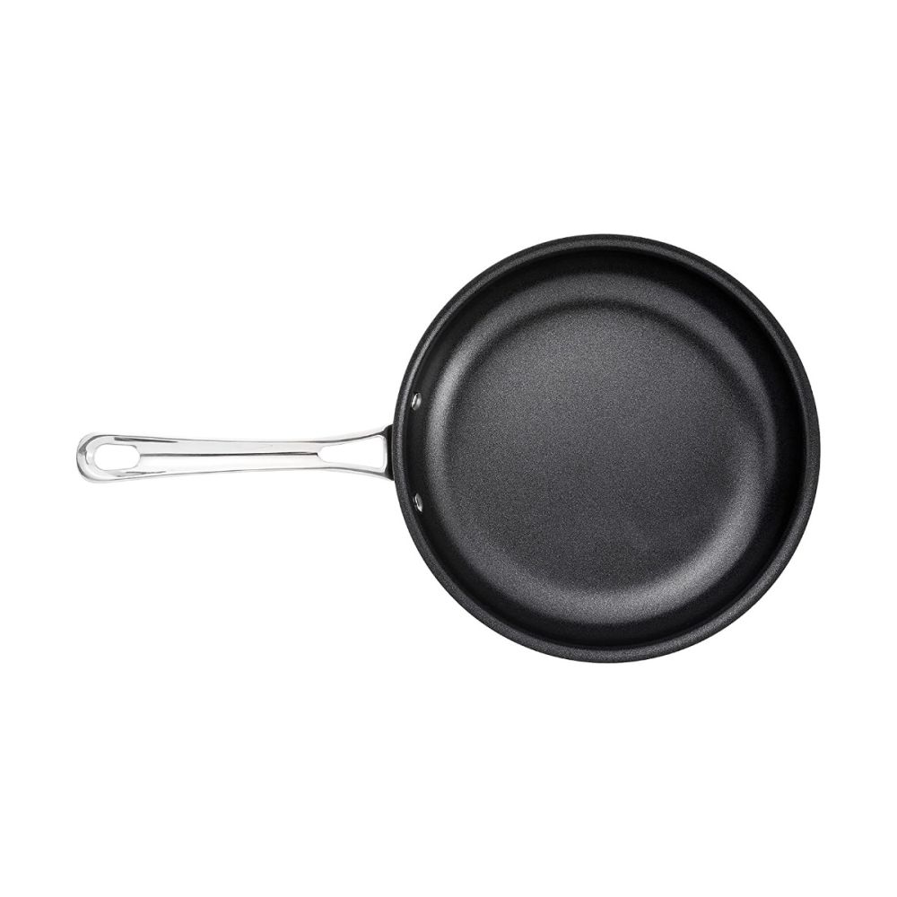 Cuisinart Contour Hard Anodized 12-Inch Open Skillet with Helper  Handle,Black