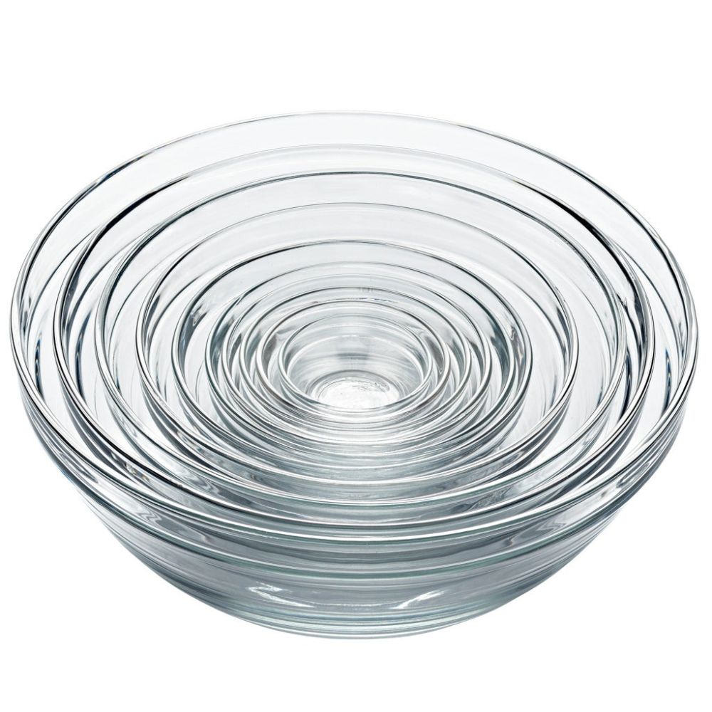 Duralex Le Gigogne Glass Mixing Bowl Set - Thumbnail 2