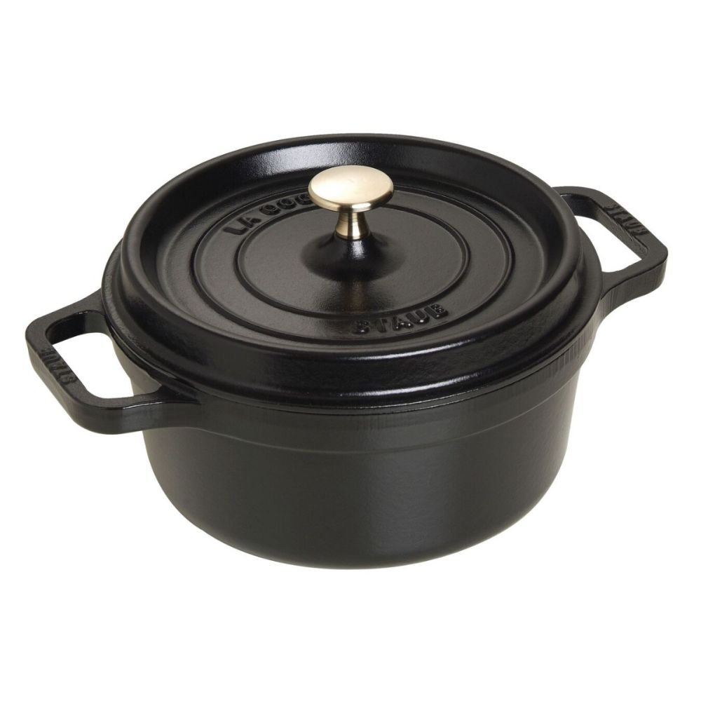 Round Cocotte/Dutch Oven 2.75qt - Black Matte | Staub | Everything