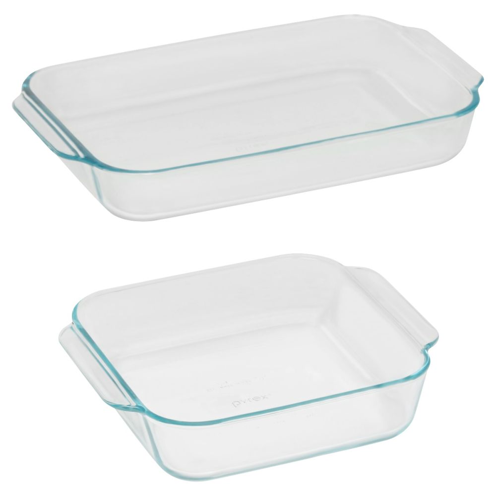 Pyrex Basics 2-Piece Baker Set