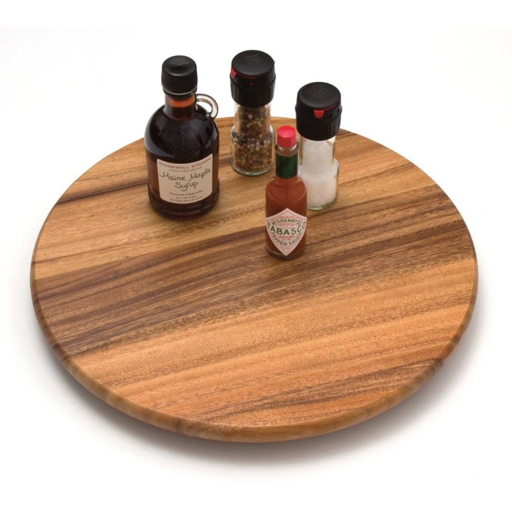 Lipper International Acacia 16" Lazy Susan - Thumbnail 3