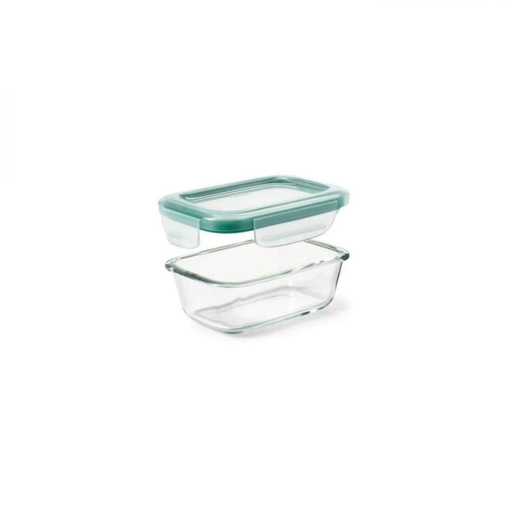  OXO Good Grips 3.5 Cup Smart Seal Glass Rectangle Food Storage  Container, Clear: Home & Kitchen