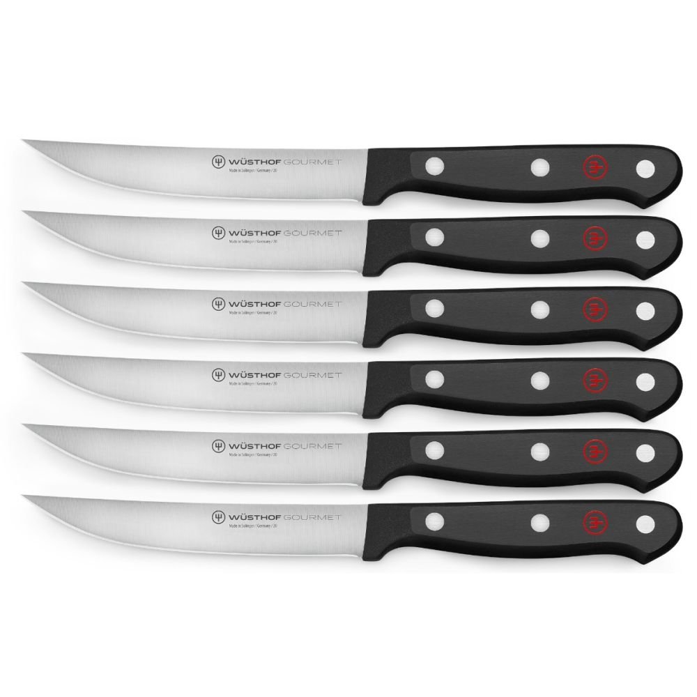 WÜSTHOF Gourmet 6-Piece Steak Knife Set