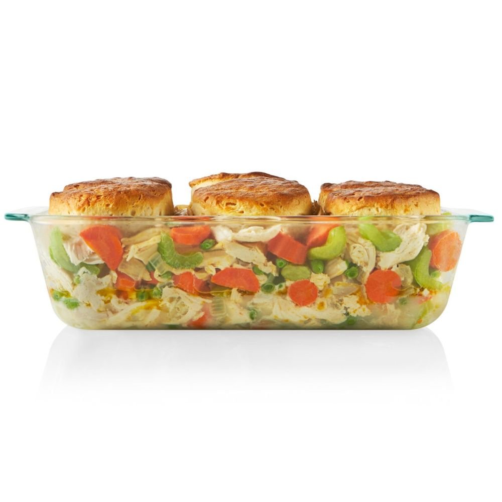 Pyrex Deep Dish 7 in. x 11 in. Glass Baker 1134584 - The Home Depot