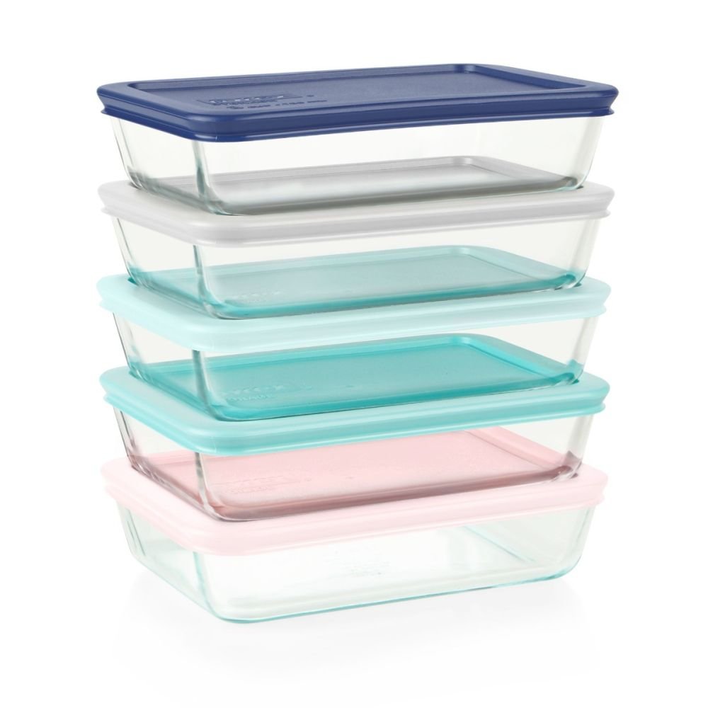 Pyrex Simply Store 10-Piece Meal Prep Set with Lids
