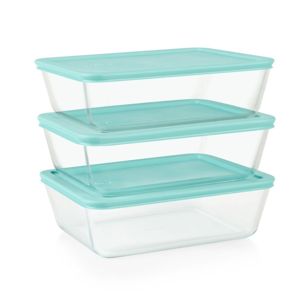 Pyrex Simply Store 4 Cup Glass Bowl Value Pack, Set of 2 