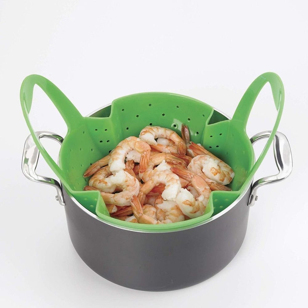 Oxo, Kitchen, Oxo Good Grips Steamer Basket With Extendable Handle