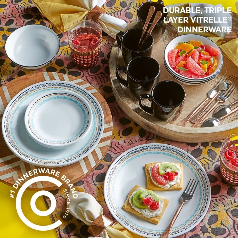 16-Piece Dinnerware Set (Paloma) | Corelle | Everything Kitchens