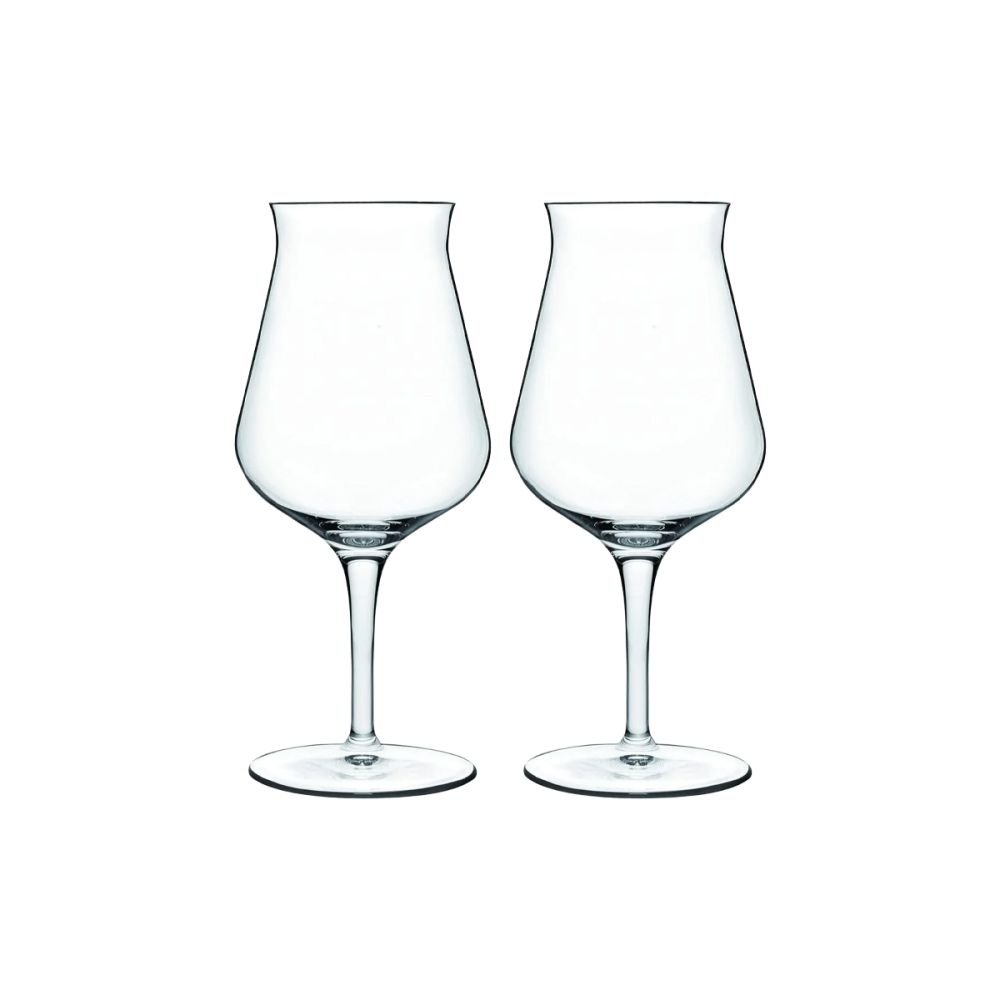 Luigi Bormioli Birrateque 18.25 oz Pilsner Beer Glasses Set of 2