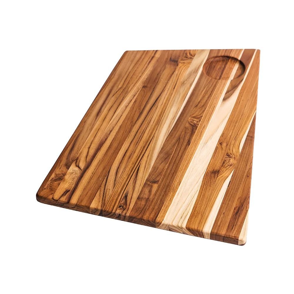 3pc Acacia Wood Cutting Board Set with Handles - for Chopping, Prepping,  Serving, and Charcuterie