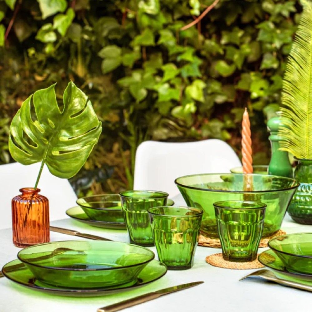 Duralex Gigogne Schüssel-Set – 9-teilig, Stapelbar, Gehärtetes Glas, Made In France